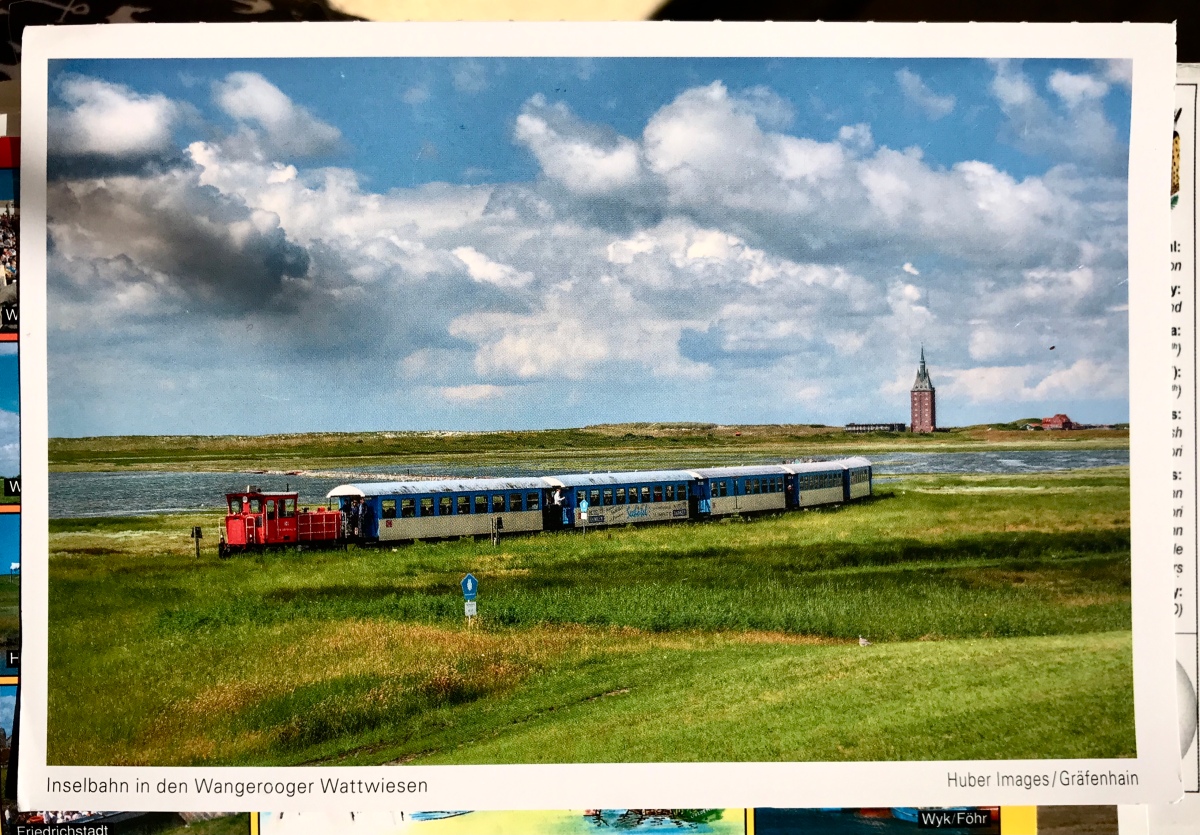 Postcrossing Incoming! Germany, Wangerooger Inselbahn